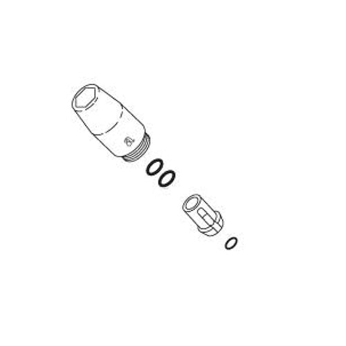 A-dec Triplex Syringe Nut Assembly, Smooth, Non-Locking - 23-1112-00