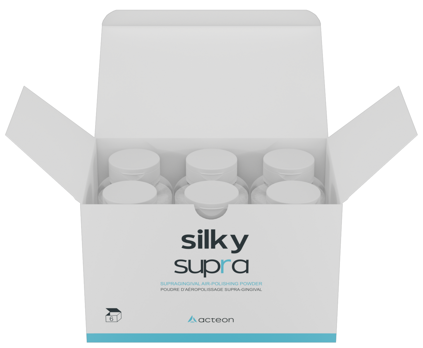 Acteon Opus Silky® Supra Mint powder bottle 200g x6 - New Product 15% Discount - F10285