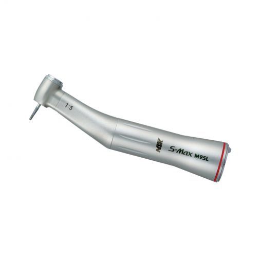 NSK S-Max M Stainless Steel M95L Optic E Type Contra Angle Handpiece 1:5 Increasing For FG burs - NSK-C1023 -Use ADX Promo code for further 5% discount