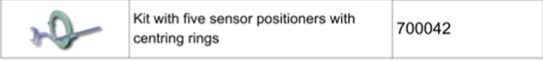 Acteon U-Sense Kit with five sensor positioners with centring rings - SAT-700042 - Consumable Special 15% Off RRP