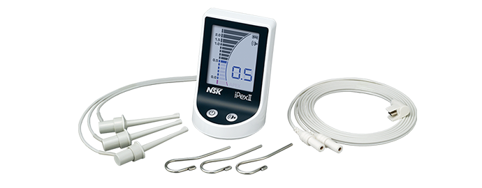 NSK iPexII Apex Locator Complete Set with Control unit, Probe, File Clip, Lip Hook & Tester - NSK-Y1002208