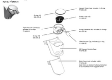 Load image into Gallery viewer, A-dec Suction Tower Tri-Vac External Suction Hose O-Rings, Small, Pkt 3 - 90-1357-00
