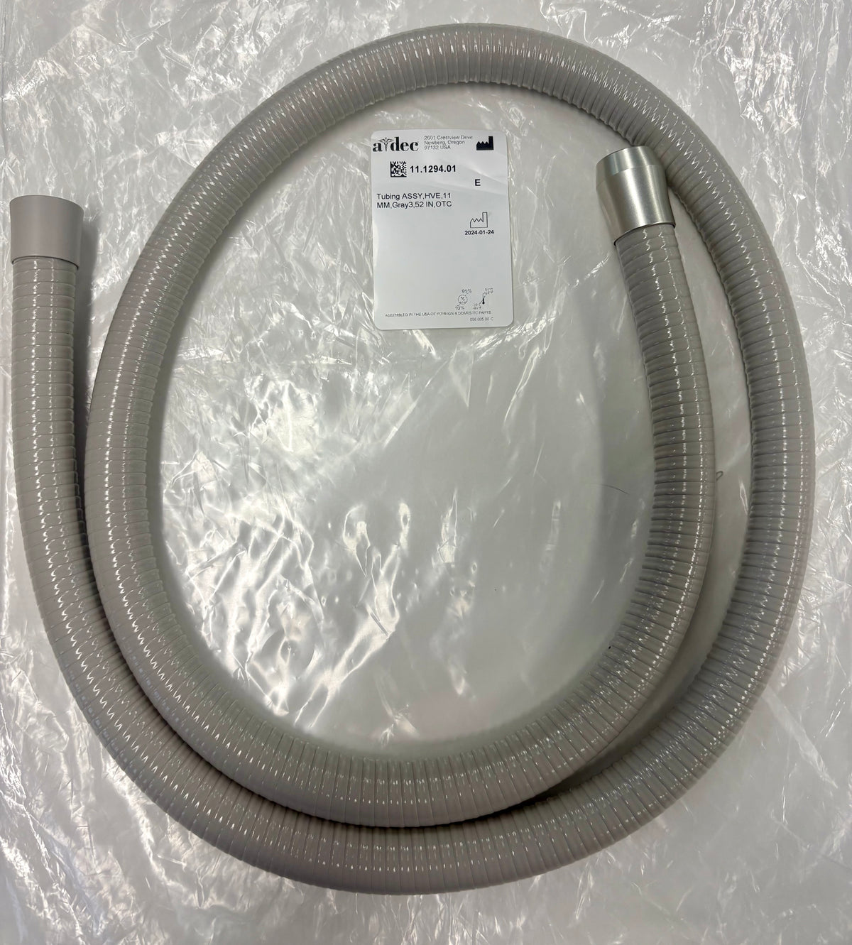 Adec Tubing Guide A-dec 300/400/500 HVE Tubing 15mm HVE w/Tailpiece and 11mm top with me ...
