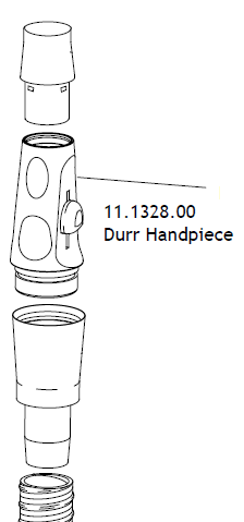 A-dec 200 Durr HVE Plastic Cannula with tip - 11-1328-00