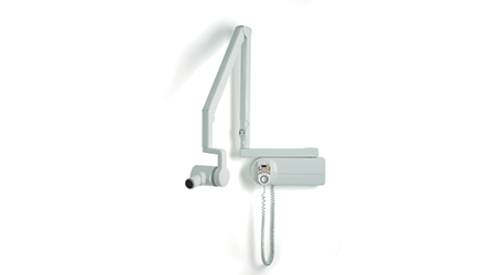 Carestream CS2200 Standard Arm Wall Mount IntraOral X-ray with remote handswitch & exposure plate