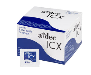ADX Special - A-dec ICX Treatment Tablets 2Ltr Box of 50s- 90-1065-01 - 25% off (extra 10% using PROMO Code: Everyone is a Winner)