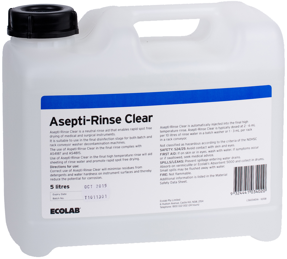 Miele ASEPTI RINSE CLEAR 1X5LT (Single) ECO-5603401