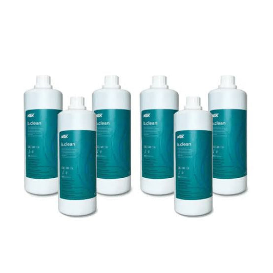 NSK Varios Combi Pro 2 (VCP2) B-Clean Waterline Cleaning and Disinfection Solution, Box of 6 (1 litre bottles) - NSK-BCL600APACK