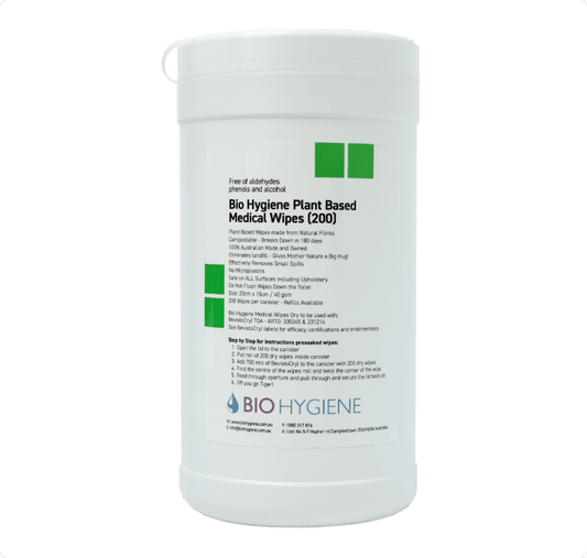 Ongoing Consumable Special 15% Off RRP - Bio Hygiene BevistoCryl 5ltr Surface Disinfectant/Cleaner (BONUS: Receive Plant Based Wipes & Dispenser Canister Free) (Online Only Special - Extra 5% Off using PROMO Code: SUPERSAVER)