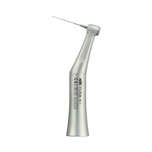 NSK FX Range - NSK FX75m C/A 16:1 Reduction Endodontic H/P, Non-Optic, Max 1,250min-1, For Engine Files NSK C1055001