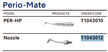 NSK Perio Mate 60 Degrees autoclavable Nozzle Only - NSK-T1043012