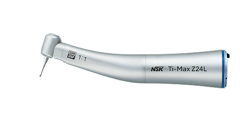 NSK Ti-Max Z24L Titanium Contra-Angle Miniature Head Handpiece Optic E Type Lux C/A H/piece 1:1 speed  ratio For CA Bur, 2 year warranty - NSK-C1126001