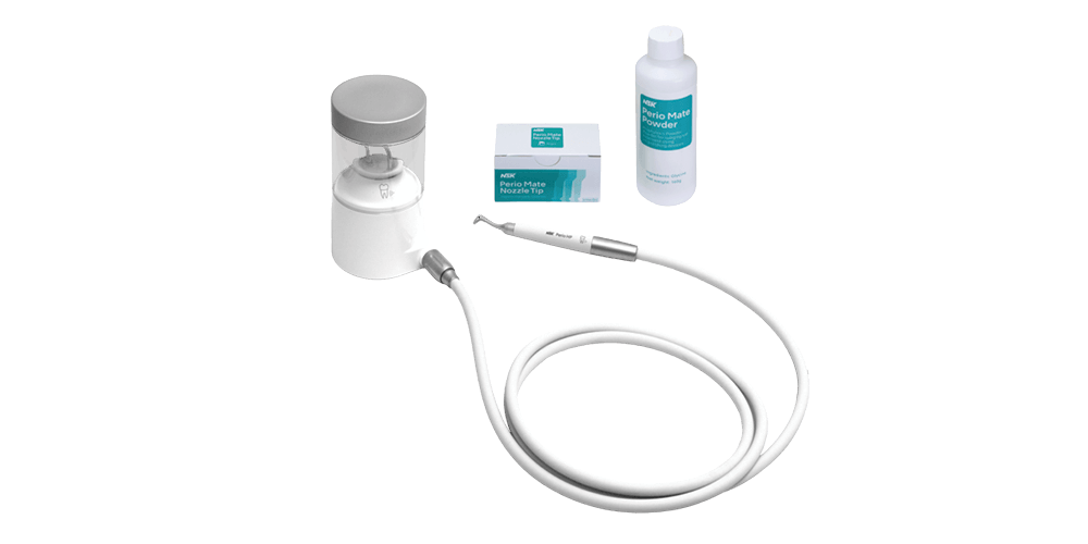 NSK Varios Combi Pro2 Perio Set:  Perio-Chamber2,Perio HP,Perio-Hose2,Perio-Mate Nozzle tip,PM Powder - NSK-Y1500470 (Component)