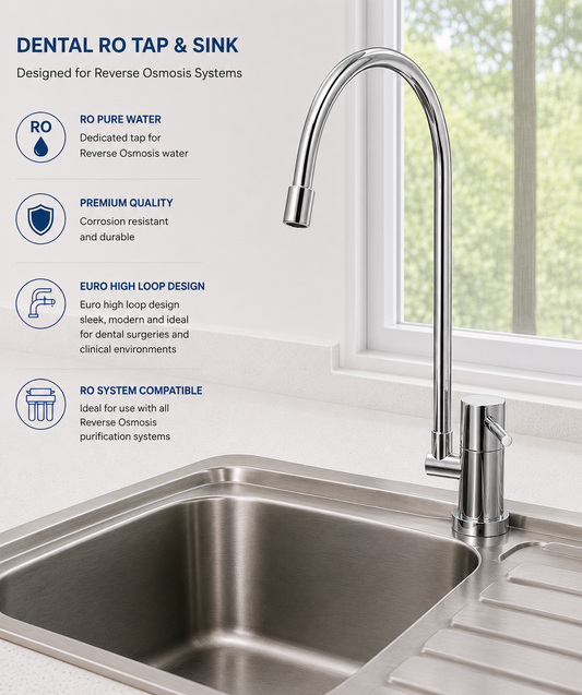 Omnipure Reverse Osmosis System Faucet Euro High Loop Tap