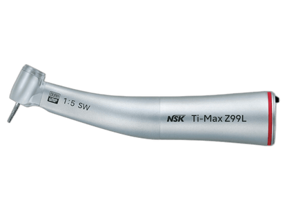 NSK Ti-Max Z99L Titanium Contra-Angle Handpiece 1:5 - Optic - E-Type - Quattro Spray, 100 Degree contra angle - NSK-C1314