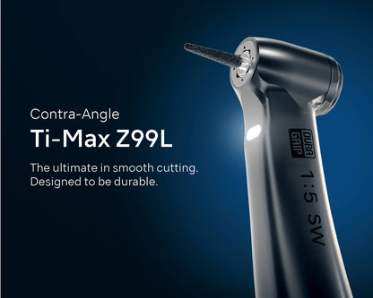 NSK Ti-Max Z99L Titanium Contra-Angle Handpiece 1:5 - Optic - E-Type - Quattro Spray, 100 Degree contra angle - NSK-C1314