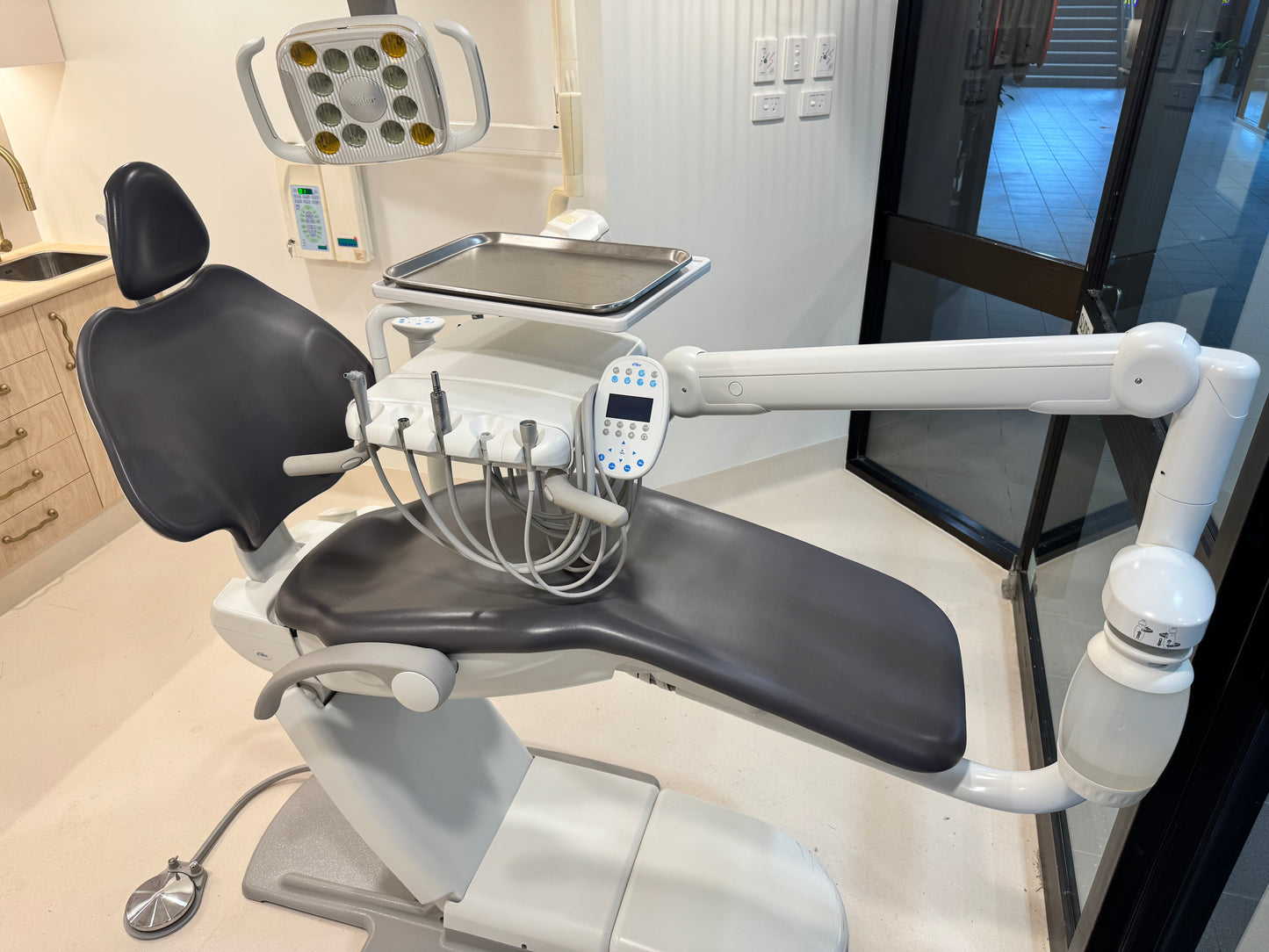 A-dec 511A Refurbished Electric Chair Package - with LED Light, new Upholstery & new Electric Motor