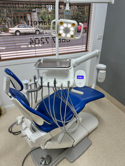 A-dec 511A Refurbished Electric Chair Package - with LED Light, new Upholstery & new Electric Motor