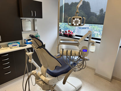 A-dec 511A Refurbished Electric Chair Package - with LED Light, new Upholstery & new Electric Motor