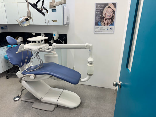 A-dec 511A Refurbished Electric Chair Package - with LED Light, new Upholstery & new Electric Motor