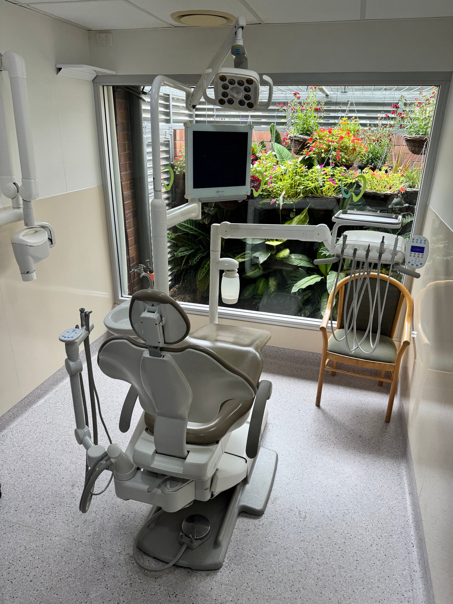 A-dec 511A Refurbished Electric Chair Package - with LED Light, new Upholstery & new Electric Motor