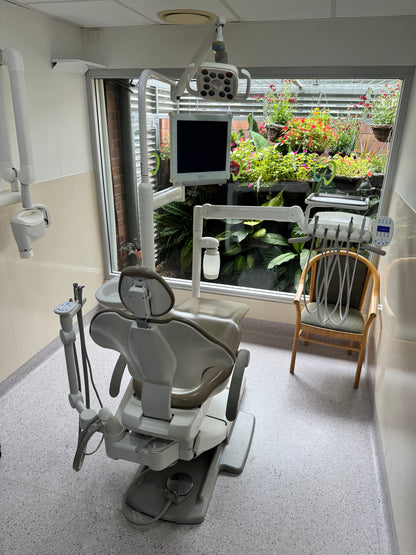 A-dec 511A Refurbished Electric Chair Package - with LED Light, new Upholstery & new Electric Motor