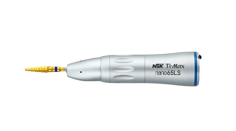 NSK Ti-Max nano65LS Straight Titanium Optic E Type Lux C/A HP 1:1, Sgl Spray For CA burs - NSK-H1048