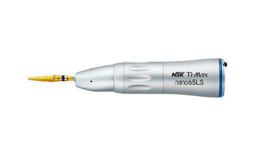 NSK Ti-Max nano65LS Straight Titanium Optic E Type Lux C/A HP 1:1, Sgl Spray For CA burs - NSK-H1048